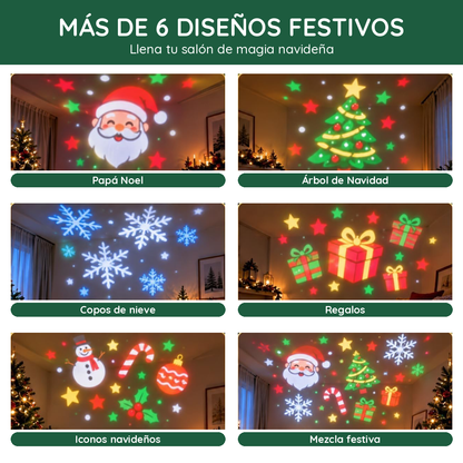 Proyector Navideño USB Luzmia: convierte tu salón en una escena de invierno